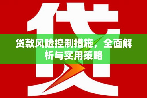 户县贷款风险控制措施，全面解析与实用策略
