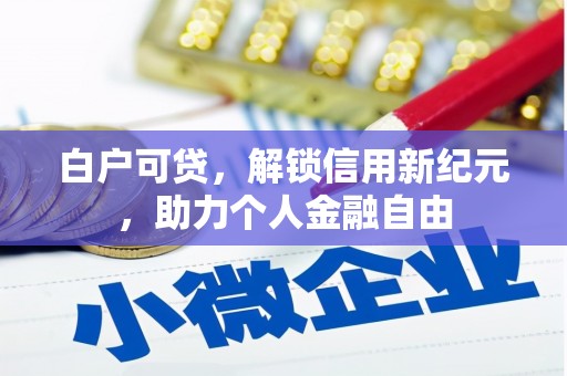 户县白户可贷，解锁信用新纪元，助力个人金融自由