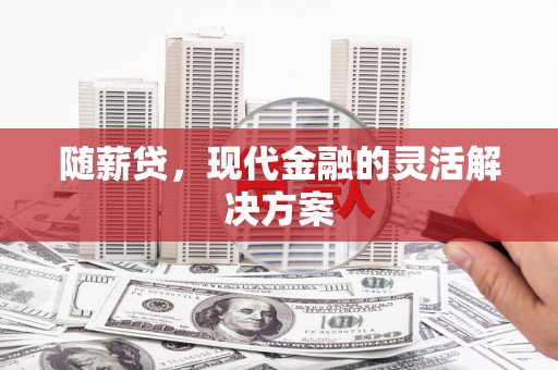 户县随薪贷，现代金融的灵活解决方案