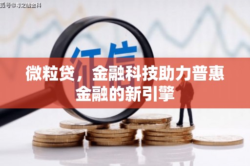 户县微粒贷，金融科技助力普惠金融的新引擎