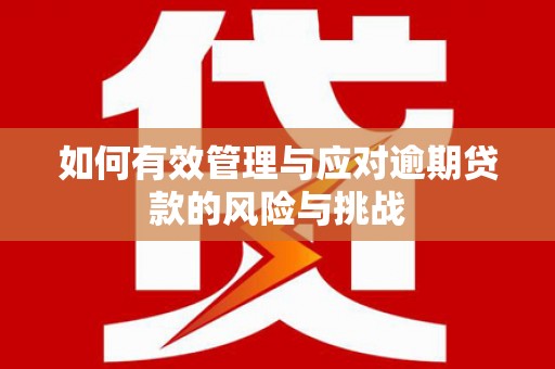 户县如何有效管理与应对逾期贷款的风险与挑战
