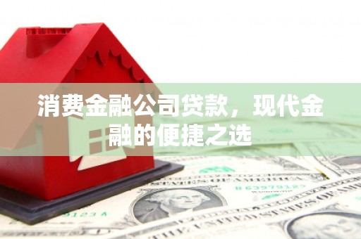 户县消费金融公司贷款，现代金融的便捷之选