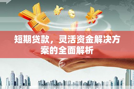 户县短期贷款，灵活资金解决方案的全面解析