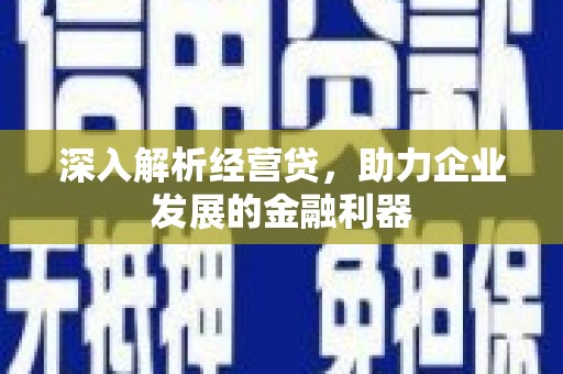户县深入解析经营贷，助力企业发展的金融利器
