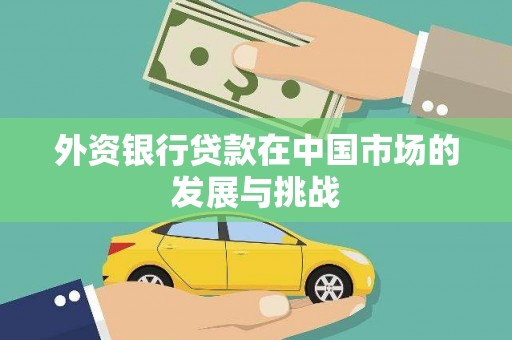 户县外资银行贷款在中国市场的发展与挑战