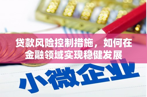 户县贷款风险控制措施，如何在金融领域实现稳健发展