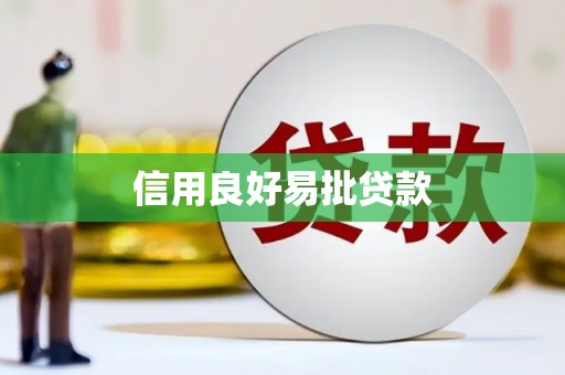 户县信用良好易批贷款
