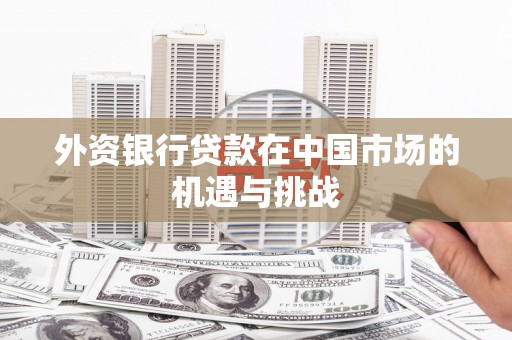 户县外资银行贷款在中国市场的机遇与挑战
