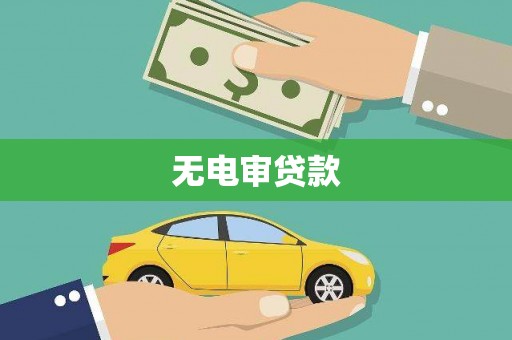 户县无电审贷款