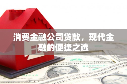 户县消费金融公司贷款，现代金融的便捷之选