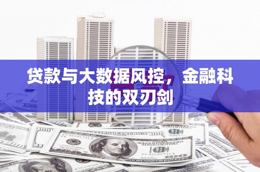 户县贷款与大数据风控，金融科技的双刃剑