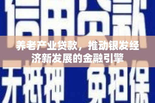 户县养老产业贷款，推动银发经济新发展的金融引擎