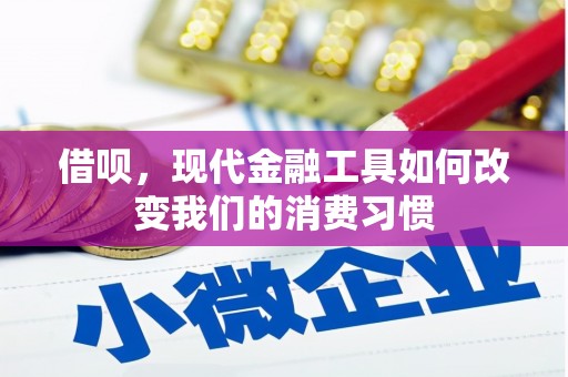 户县借呗，现代金融工具如何改变我们的消费习惯