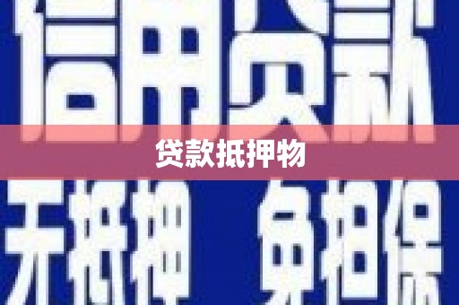 户县贷款抵押物