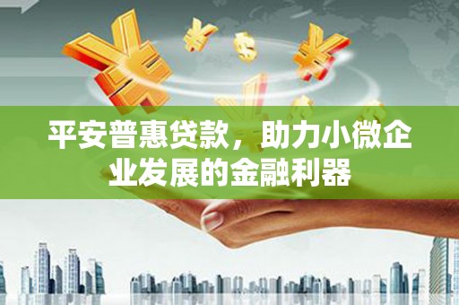 户县平安普惠贷款，助力小微企业发展的金融利器