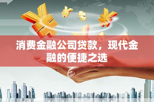 户县消费金融公司贷款，现代金融的便捷之选