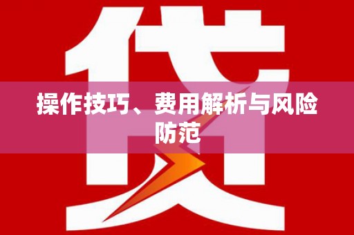 户县操作技巧、费用解析与风险防范
